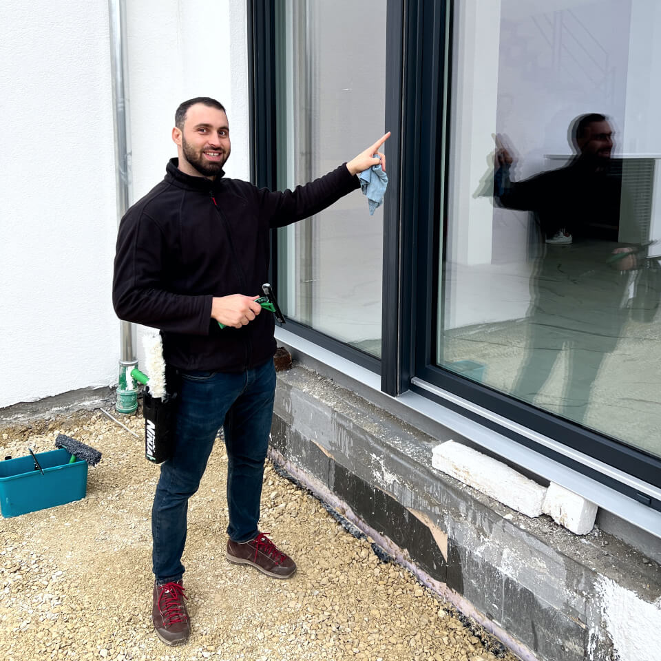 Baureinigung Glas